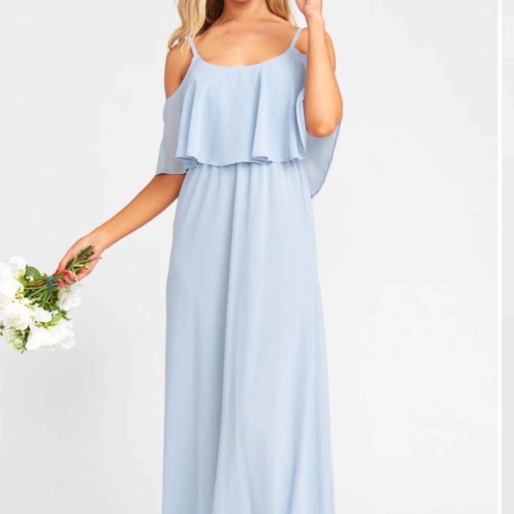 Caitlin Ruffle Maxi Dress